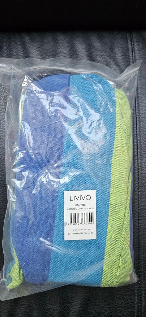 1 person cotton hammock brand new