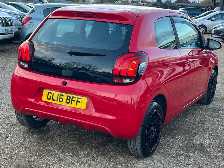 2016 Peugeot 108 1.0 Active Euro 6 3dr Hatchback Petrol Manual