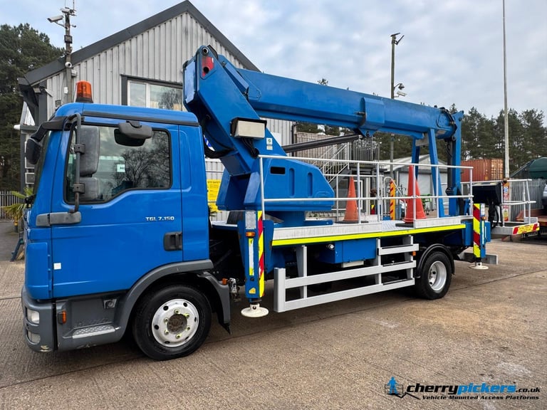 2012 MAN TGL Ascendant 22-17 Cherry Picker Access Platform - 22 Metre