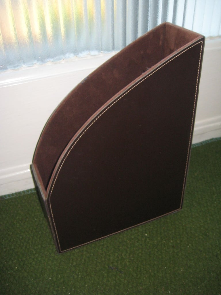 image for Solid Leather A4 Document Holder for Only £4.00