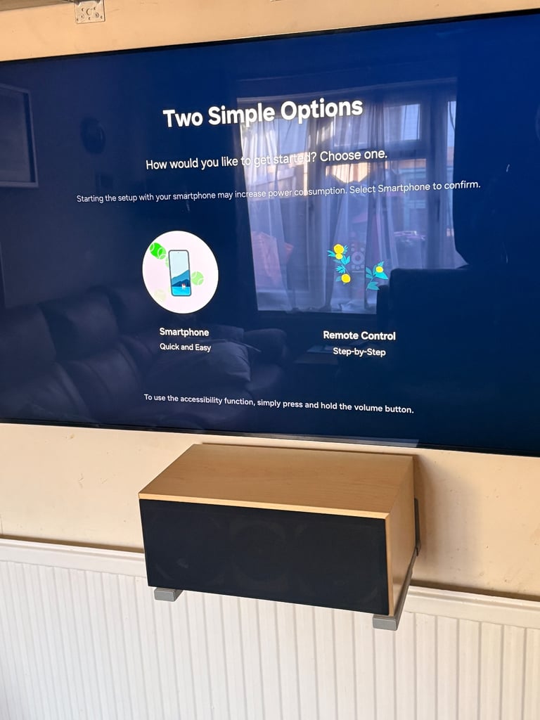Samsung 8K tv 55inch smart television UHD separate power box 