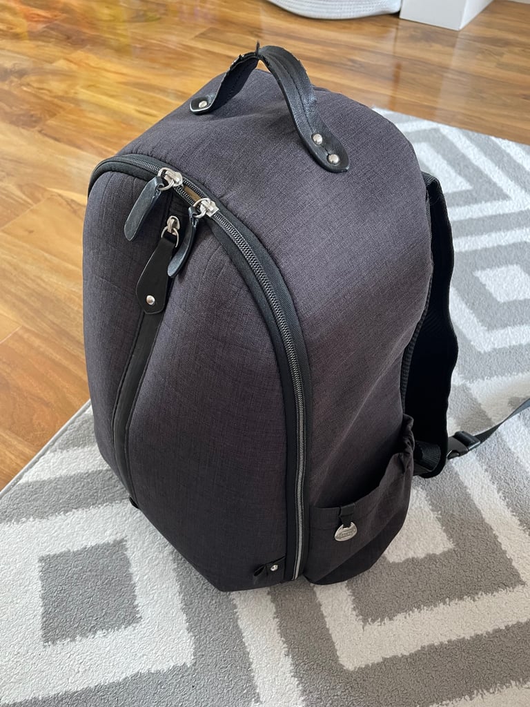 Black Pacapod changing bag - backpack