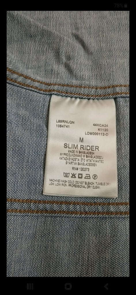 Lee Slim Ryder denim jacket 