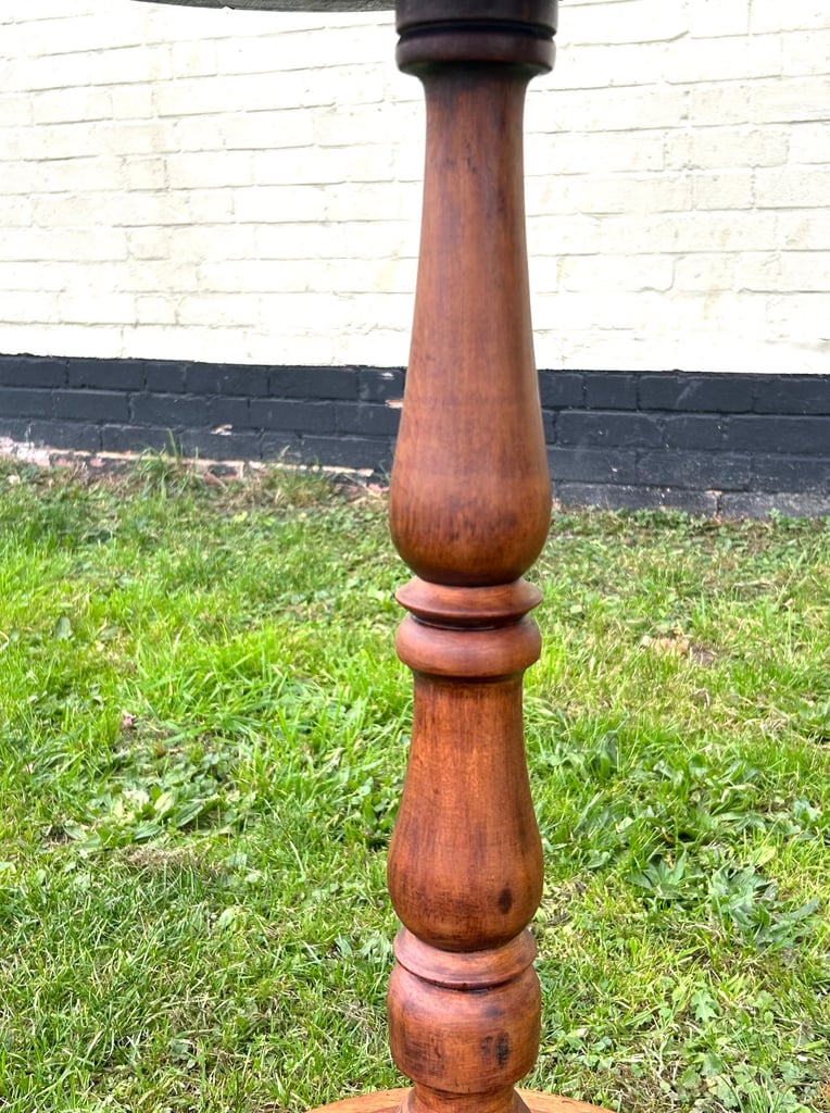 Victorian mahogany antique side table vintage wooden arts and crafts hall desk industrial occasional