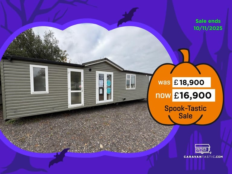 40x14ft 3 Bed Static Caravan - DG, CH, New Carpet - Offsite Sale for Own Land