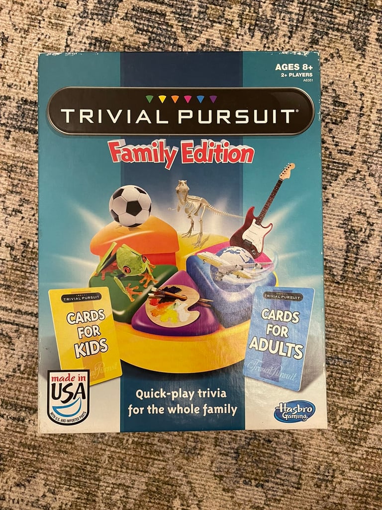 Hasbro Gaming Trivial Pursuit Family Edition Board Game