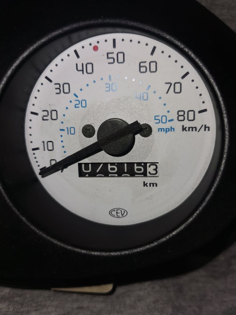 Piaggio zip clock cluster 