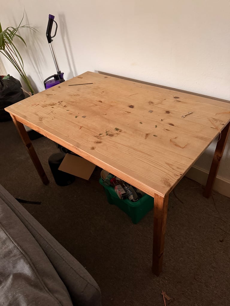 Wooden dining table 