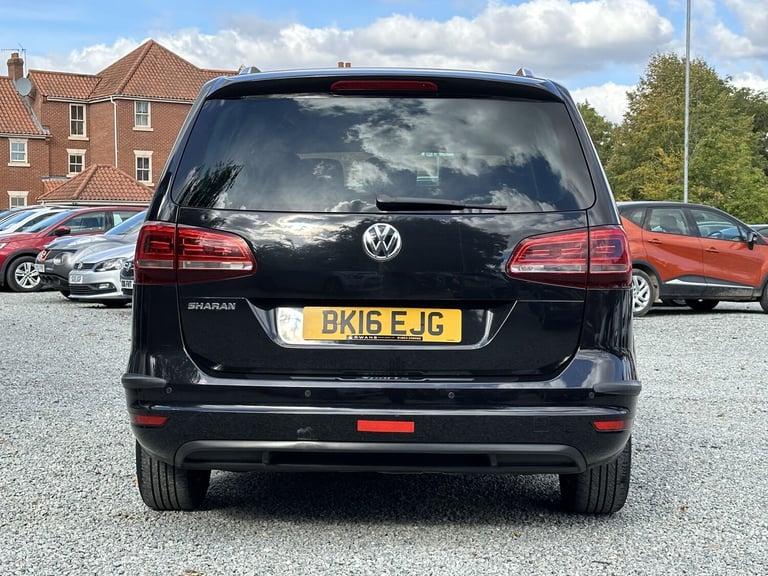 2016 Volkswagen Sharan 2.0 TDI BlueMotion SE Diesel Manual 5 Door MPV Black