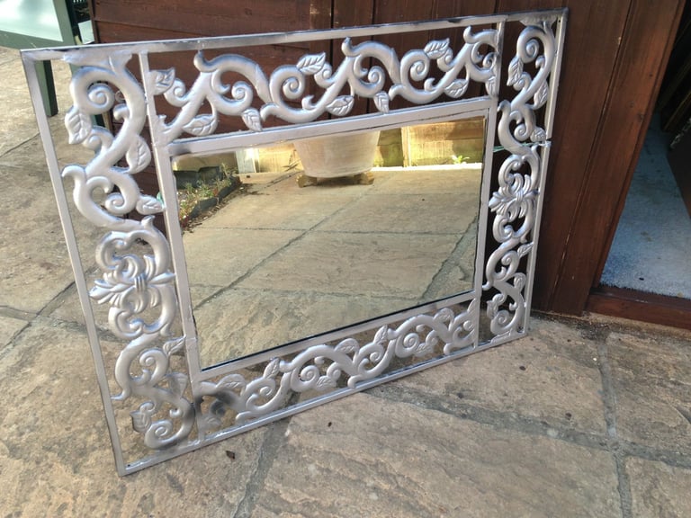 image for Mirror LARGE iron scrolls COULD be resprayed another colour