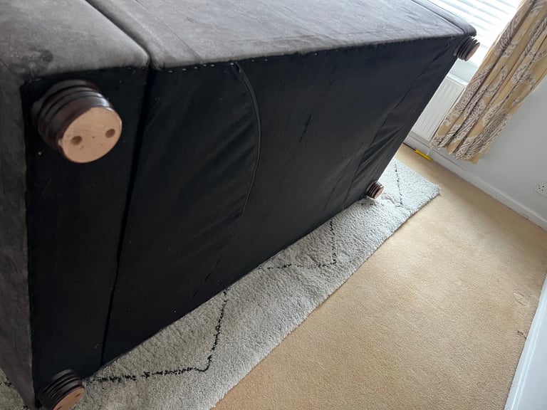 Fabric Three Seater Grey sofa from Barker and Stonehouse (OPEN TO OFFER)