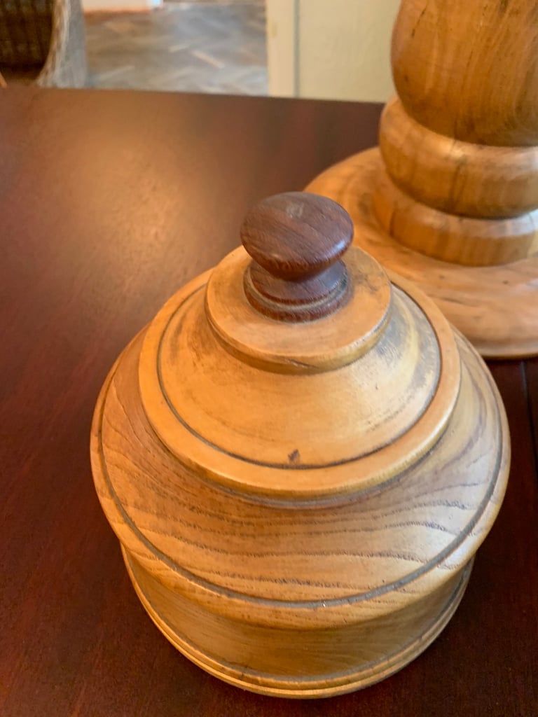 Wooden Treen Items x3