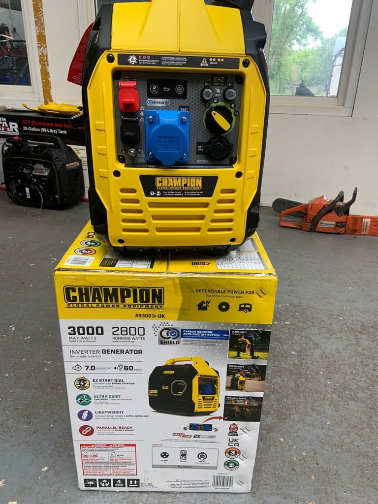 Champion 3000 Watt Inverter Generator - The Atom Fusion, Drumaness, Ballynahinch