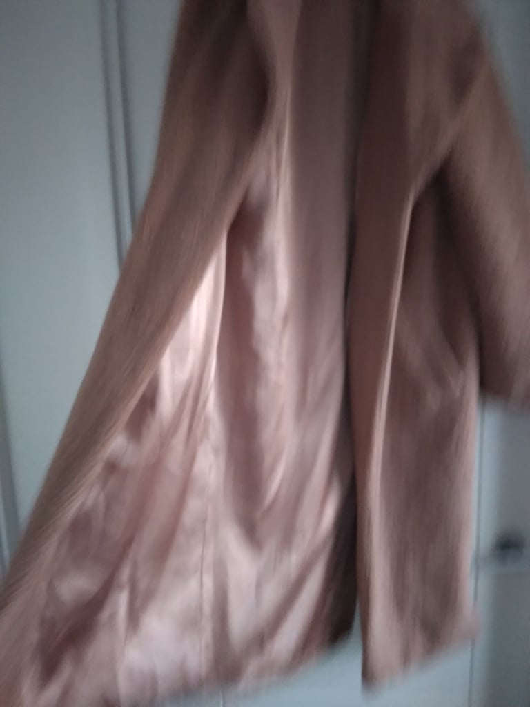 Next Pink Teddy Bear Coat