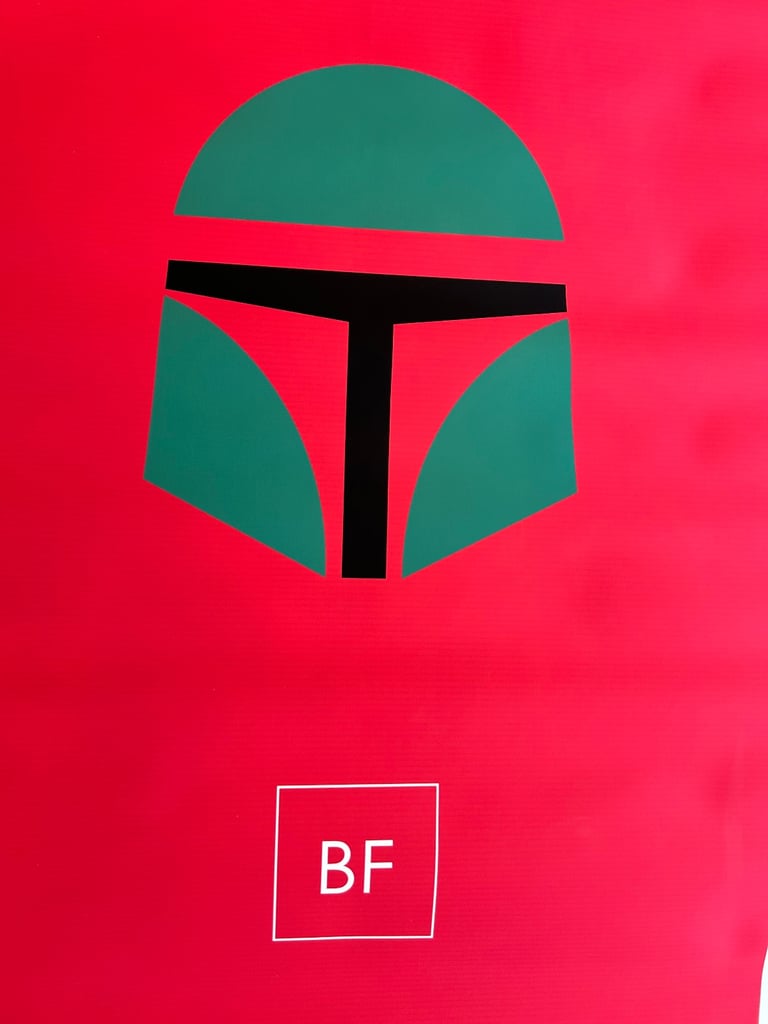 image for Two large Star Wars wall prints 