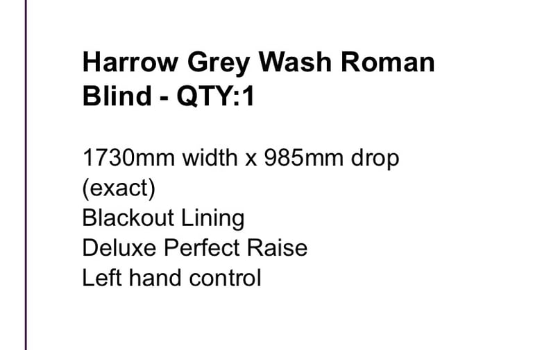Roman Blind 