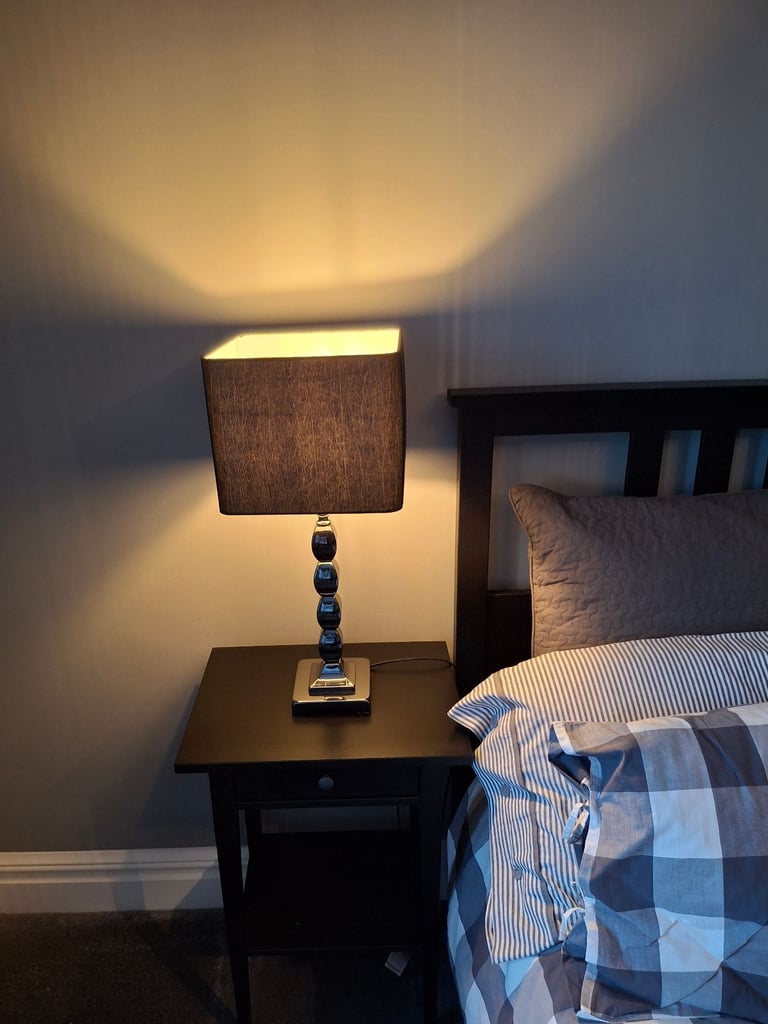 Set of 2 black lamps