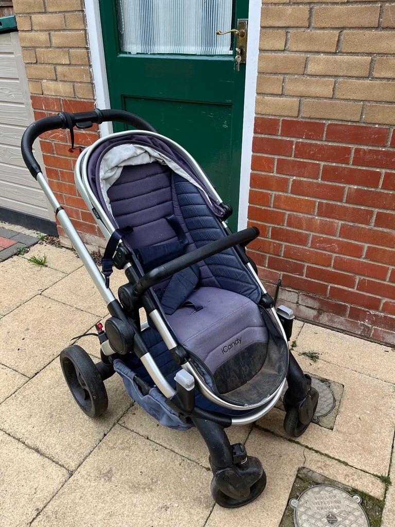 Double pushchair and cot carrier