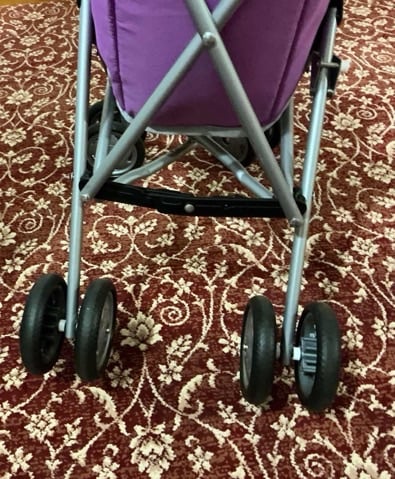 Purple push chair
