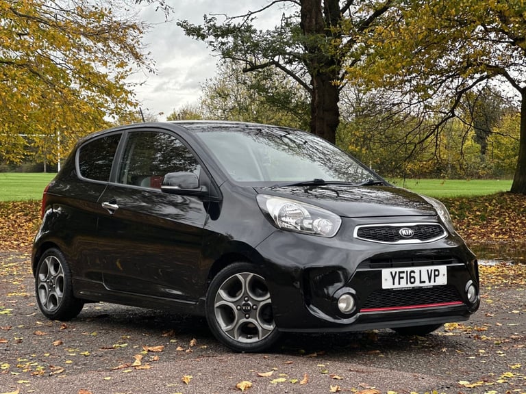 2016 Kia Picanto Chilli 1.3 EcoDynamics Top Spec | Only 38,000 Low Miles Manual Black £20 Road tax