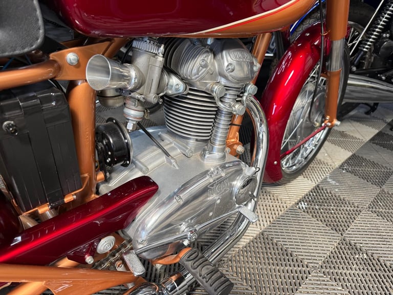 1958 Ducati 175 sport, press tube, outstanding quality, the best we’ve seen 