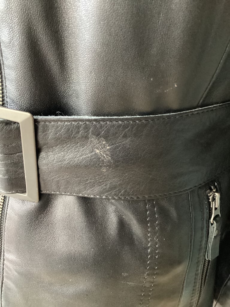 Aviatrix brown leather jacket