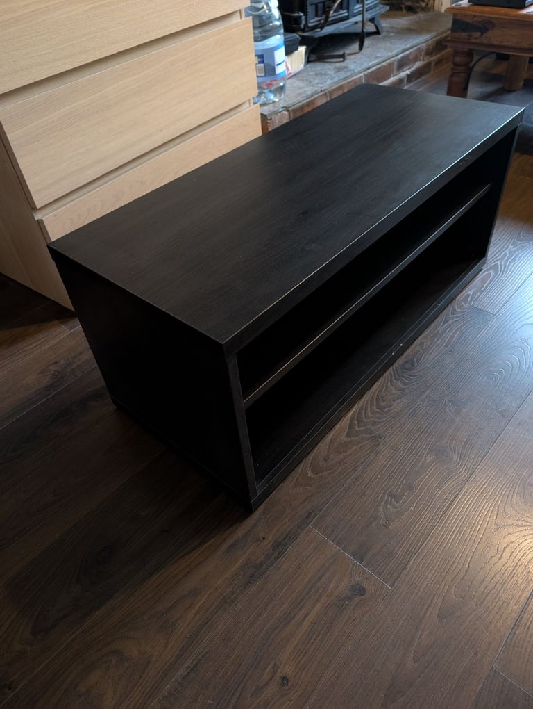 Black ikea TV stand 
