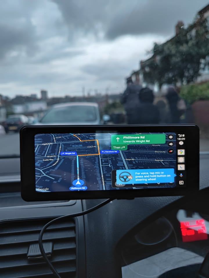 Dash Cam Front and Rear, 4K+1080P Built-in Wi-Fi