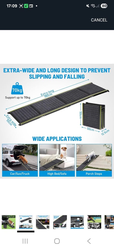 2 x Ultralite STRONG, Folding Ramp x 2