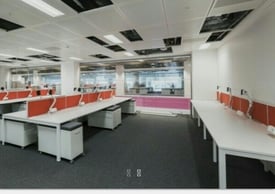 1 Herman Miller 8 person pod/bench office computer task hot desks £90 per desk