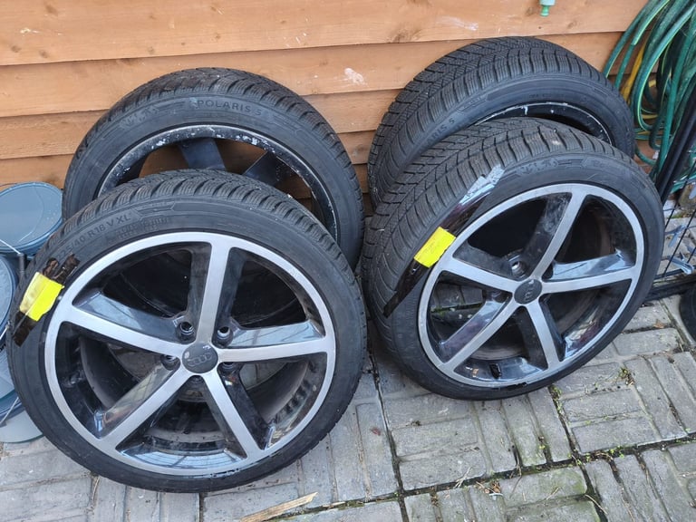 Alu wheels with winter tyres audi A6