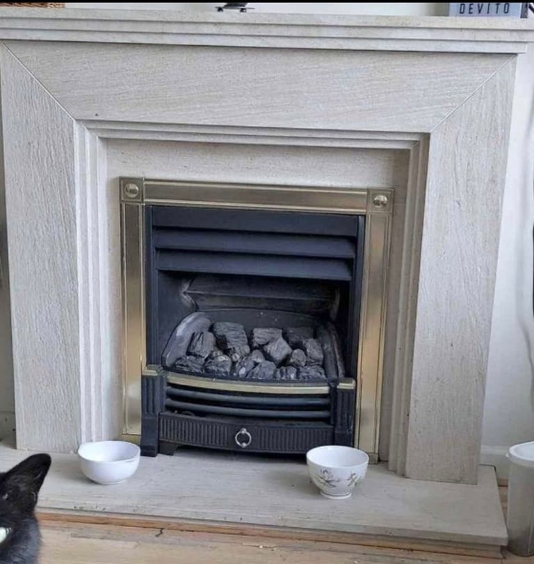 Stone fire surround **free to collect