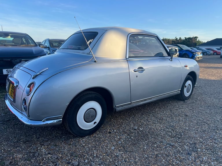 1991 NISSAN FIGARO CONVERTIBLE SILVER AUTOMATIC PETROL SALVAGE DAMAGED REPAI CAT
