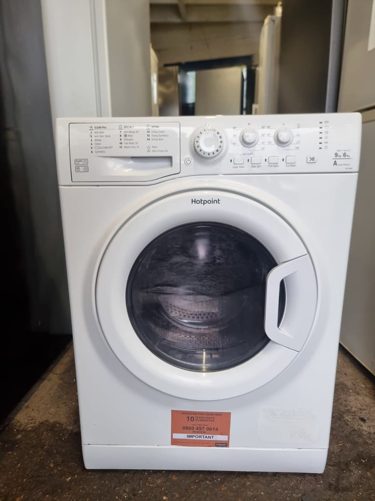 Hotpoint Washer Dryer 9/6 kg 90 Days Warranty (delivery available or collection)
