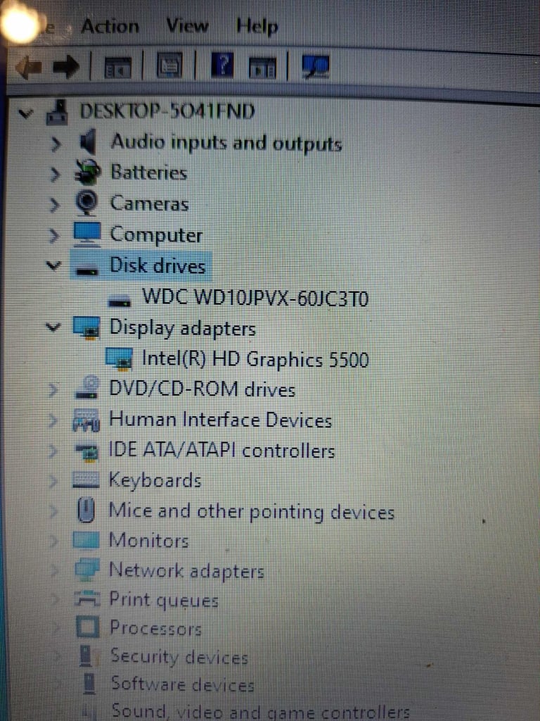 Acer i3(5th gen)1tb hdd,8gb ram laptop