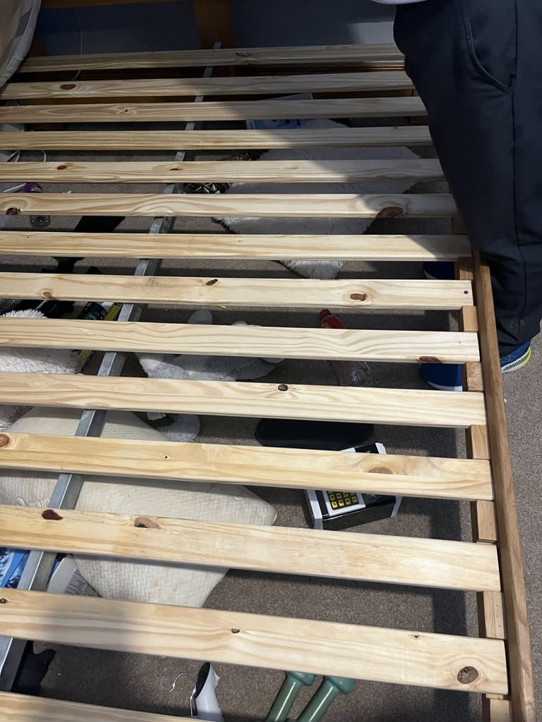 Solid OAK King Size Bed (5ft)
