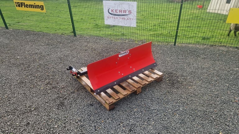 Quad atv quad x fully adjustable snow plough with chassis frame tractor 