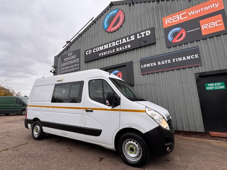 2019 Vauxhall Movano 2.3CDTi L2 H2 6 Seat Welfare Unit Mess Van Toilet Air/Con Euro 6 Welfare Die...