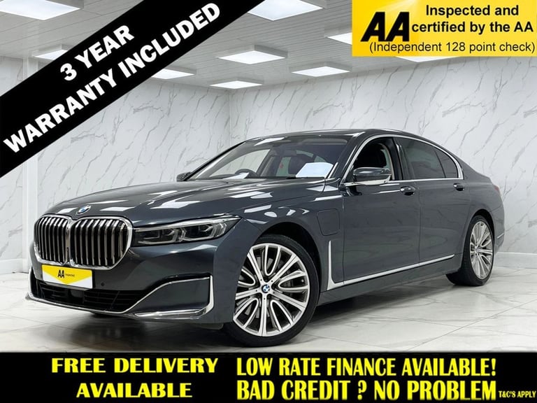 image for 2019 BMW 7 Series 3.0 745e 12kWh Saloon 4dr Petrol Plug-in Hybrid Auto Euro 6 (s/s) (394 ps) Salo...
