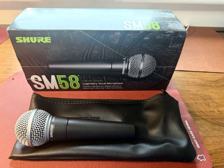 image for Shure SM58-LCE High Output Cardioid Dynamic Handheld Vocal Microphone