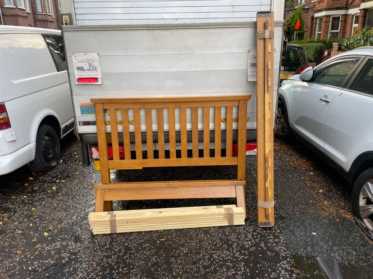 Small double bed frame   £95  We can supply a brand new matress 4 this at the right right money