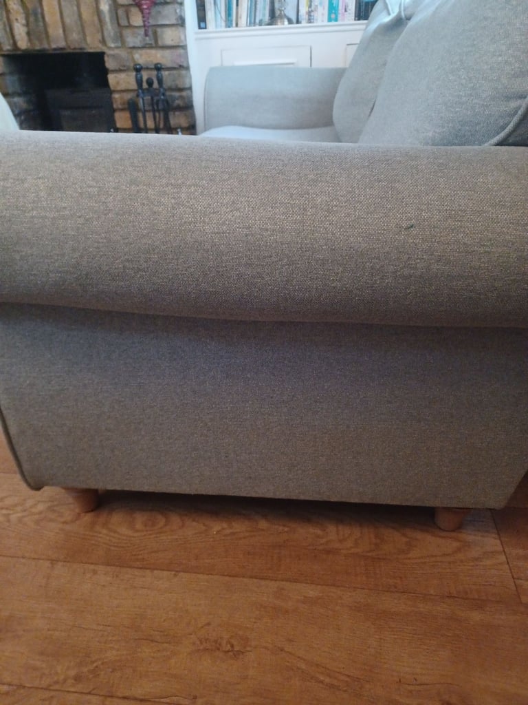 Pale blue 2 seater sofa