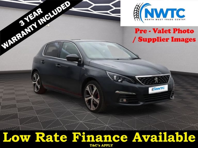 image for 2018 Peugeot 308 1.2 PureTech GT Line Hatchback 5dr Petrol Manual Euro 6 (s/s) (130 ps) F/S/ Hatc...