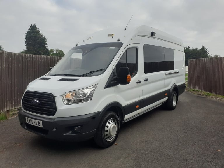 image for 2015 Ford Transit 470 2.2 TDCi 155ps L4 H3 Heavy Duty KOMBI Van EX POLICE + VAT Crew Van Diesel M...