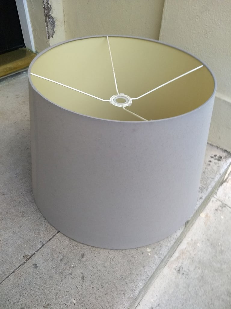 Super large drum fabric light shade. 56cm