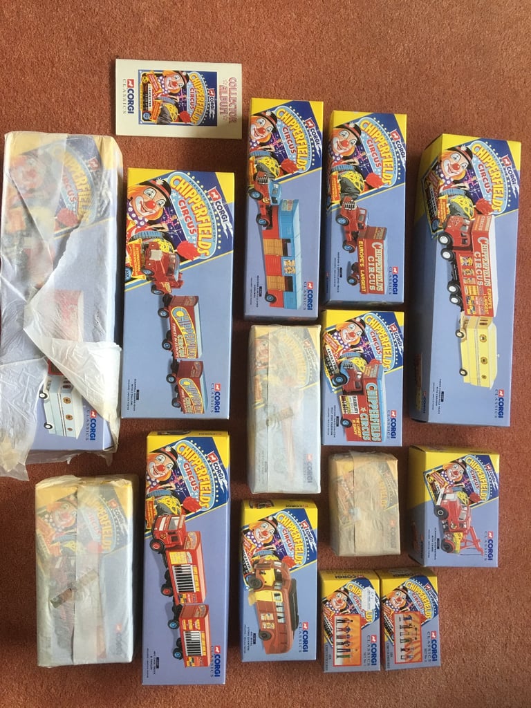 Corgi Chipperfield Circus toys