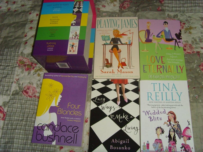 Five collectable unread books in original box mint condition.