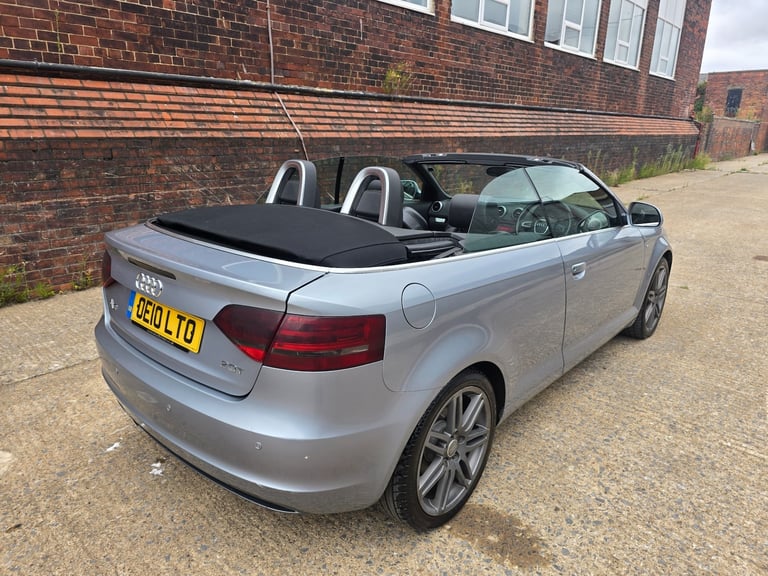 2010 Audi A3 2.0 T FSI S Line 2dr S Tronic CONVERTIBLE Petrol Automatic
