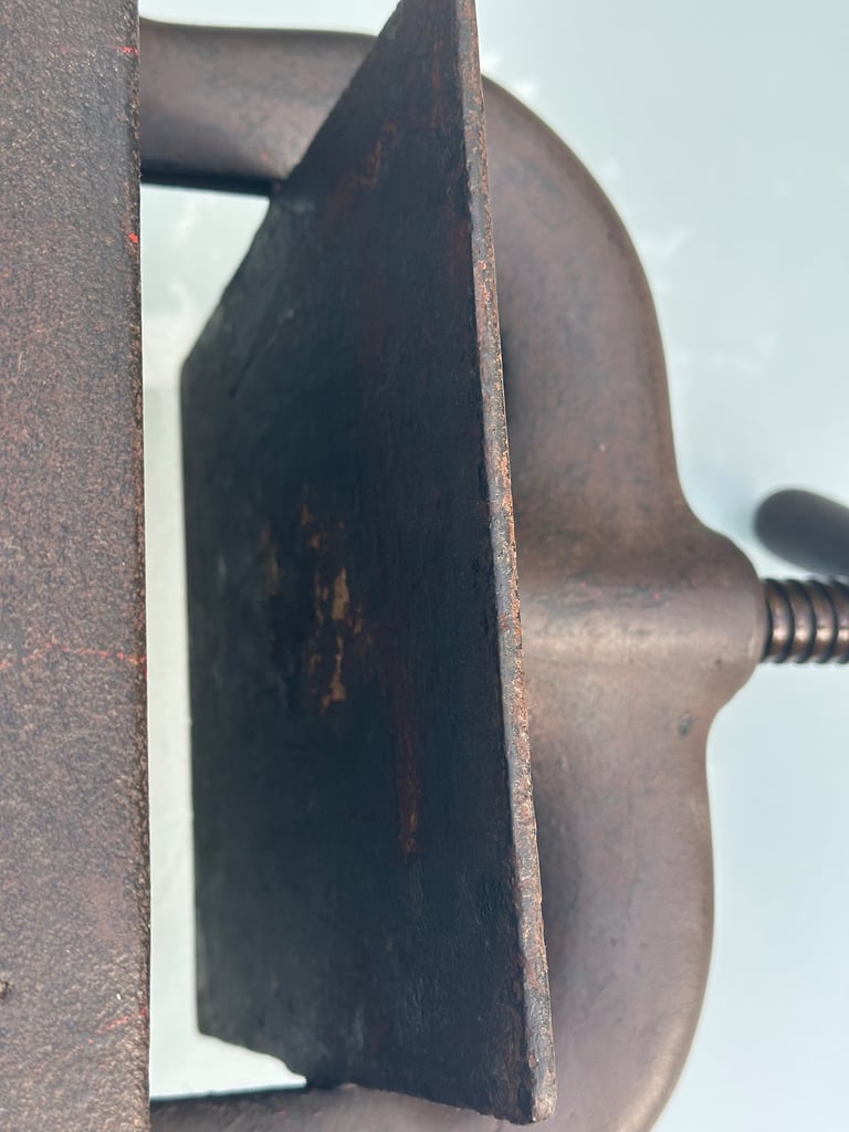 ANTIQUE FRENCH CAST IRON BOOK PRESS, NOTAIRE COPY BINDING PRESS - L CREPIN DOUAI, 1900s - WILL POST!