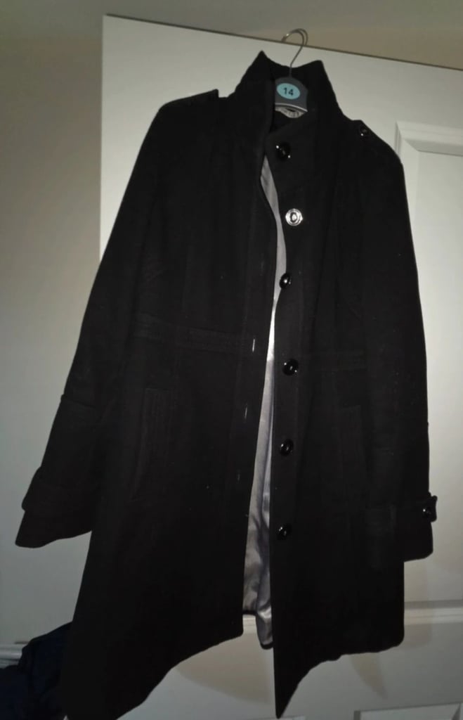 Ladies black coat